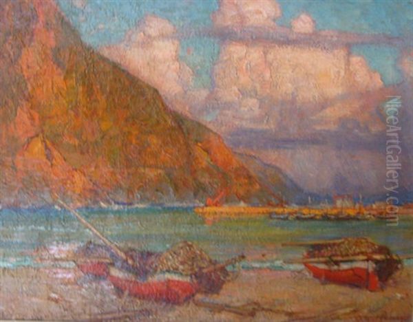 Hout Bay Oil Painting by Alfred Palmer