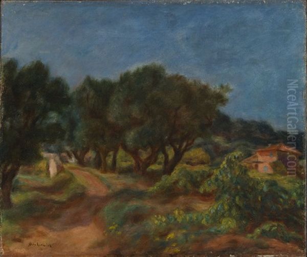 House In Sanary Oil Painting by Josef Pankiewicz