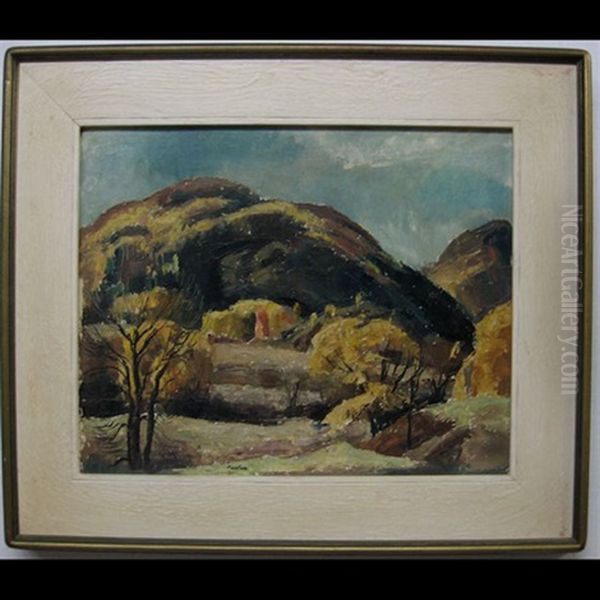 Landscape (study) Oil Painting by Lawrence Arthur C. Panton
