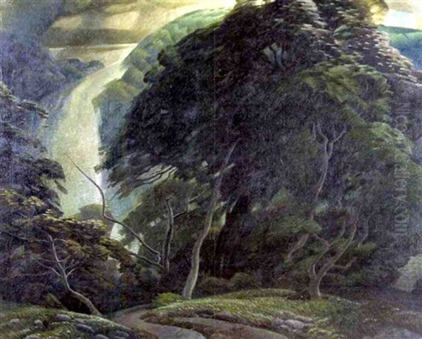 Summer Landscape Oil Painting by Lawrence Arthur C. Panton