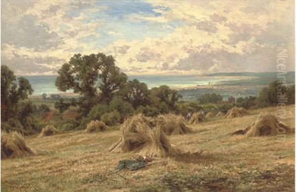 The Sussex Coast Near Littlehampton Oil Painting by Henry H. Parker