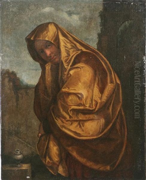 Maria Maddalena Oil Painting by Girolamo Francesco Maria Mazzola (Parmigianino)