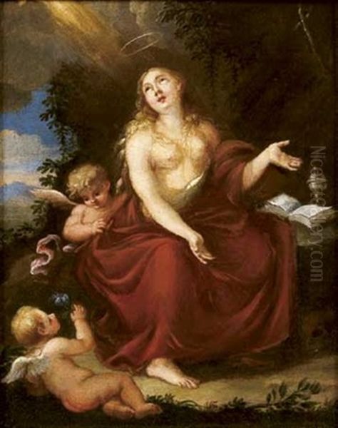 Sainte Marie-madeleine Oil Painting by  Parmigianino (Michele da Parma)