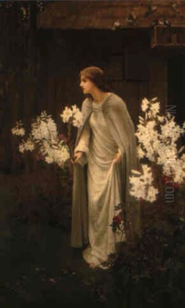 The Annunciation Oil Painting by Beatrice Emma Parsons