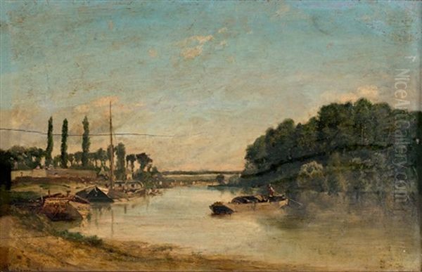 Les Bords De Riviere Oil Painting by Alberto Pasini