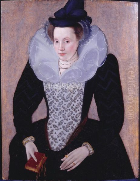 Portrait Of A Lady Oil Painting by Robert Peake