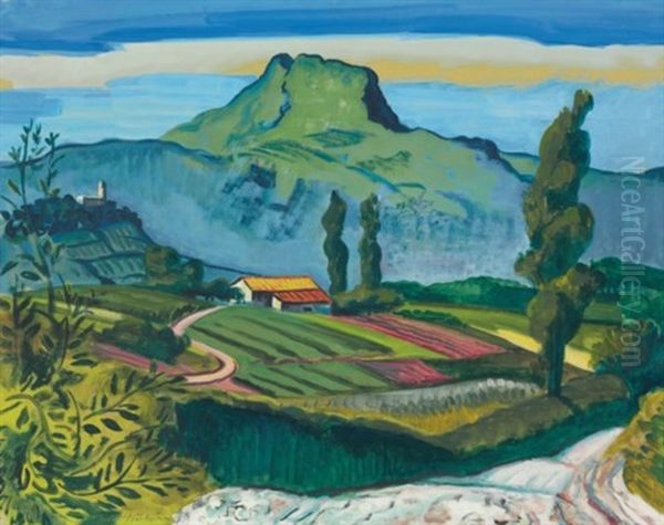 Sudfranzosische Landschaft Oil Painting by Max Pechstein