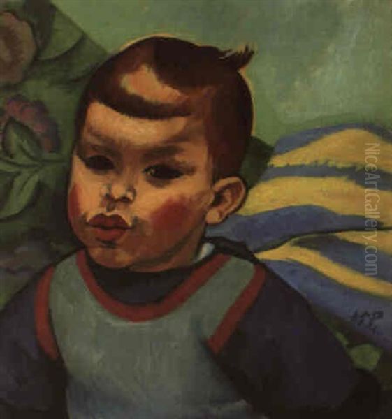 Frank Oil Painting by Max Pechstein