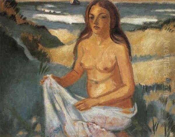 Morgen Am Kurischen Haff Oil Painting by Max Pechstein