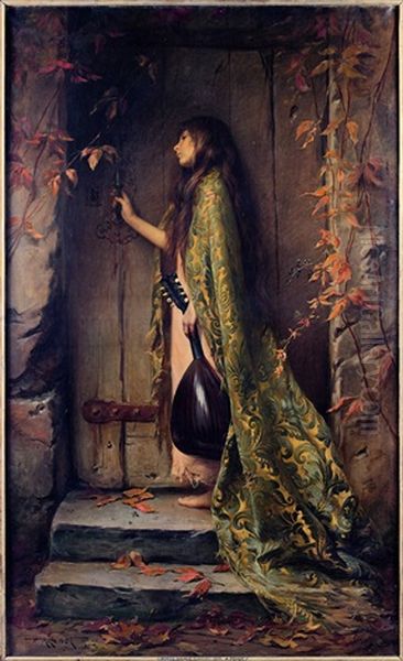 La Petite Cigale Oil Painting by Albert Joseph Penot