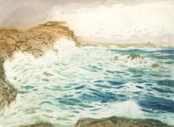 The Pulpit Rock Oil Painting by Robert Creswell Boak