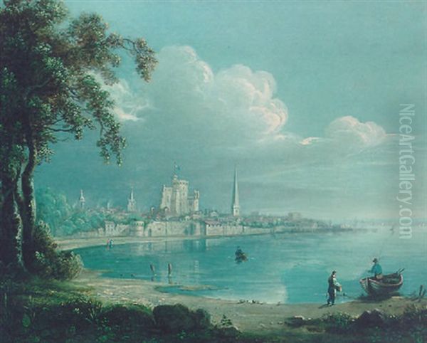 Lord Lansdowne's Tower, Southampton Oil Painting by Sebastian Pether
