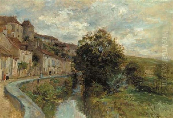 Cote D'or Oil Painting by Edmond Marie Petitjean