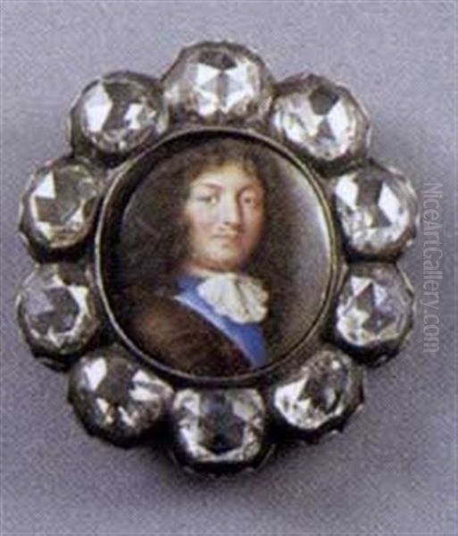 Louis Xiv, King Of France Oil Painting by Jean Petitot the Younger