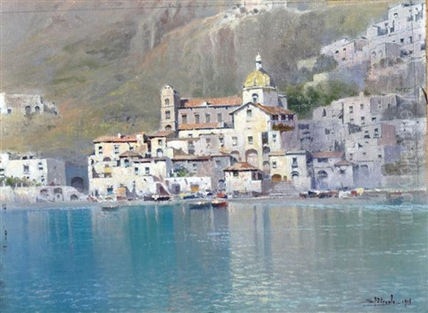 In Costiera Oil Painting by Salvatore Petruolo