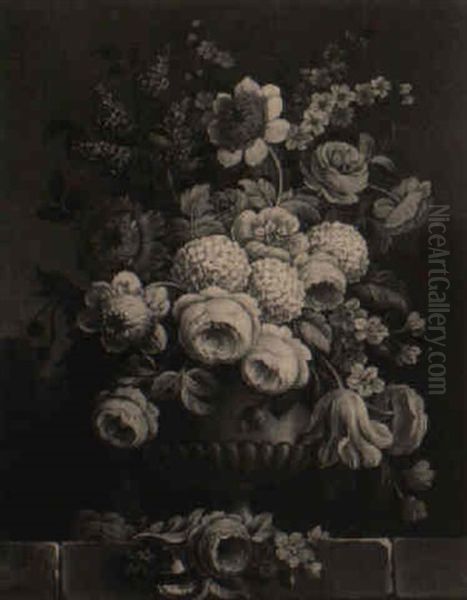 Blumenstilleben Oil Painting by Franz Xaver Petter