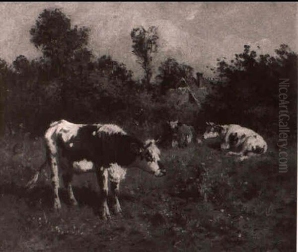 Out To Pasture Oil Painting by Aymar Pezant