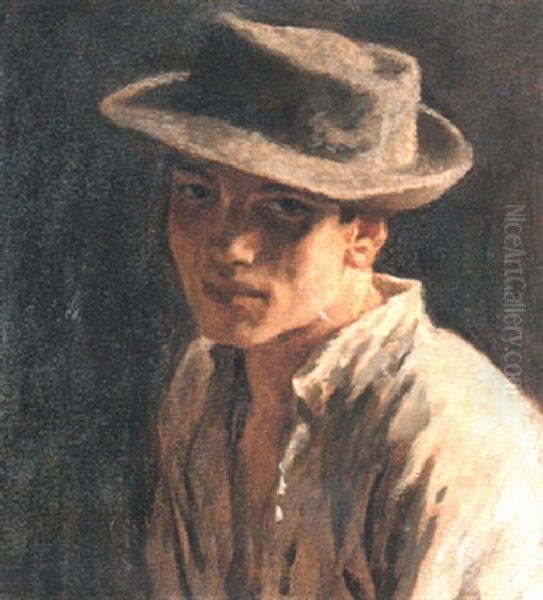 A Problem Oil Painting by Glyn Warren Philpot