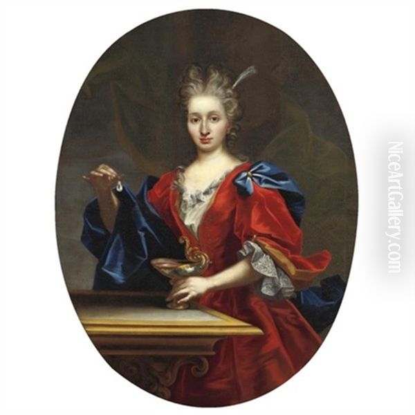 Cleopatra Oil Painting by Giovanni Maria Delle Piane
