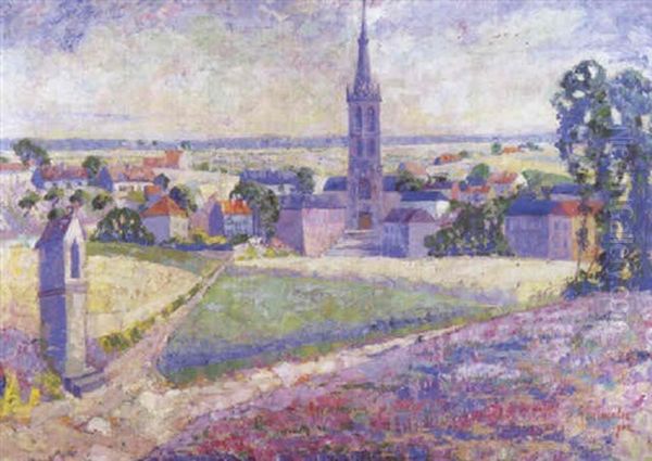 Alsemberg In De Zomer Oil Painting by Alfred Pietercelie