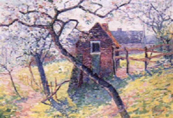 Matin De Printemps Oil Painting by Alfred Pietercelie