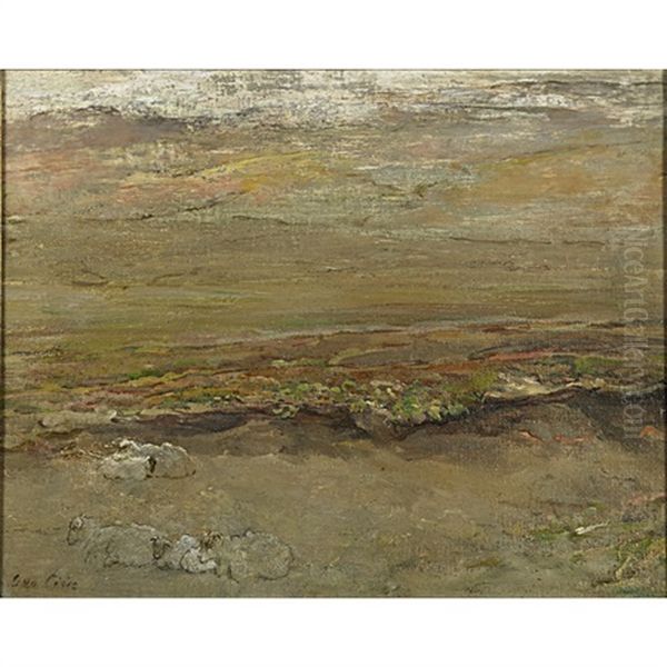 Landscape With Sheep Oil Painting by Sir George Pirie