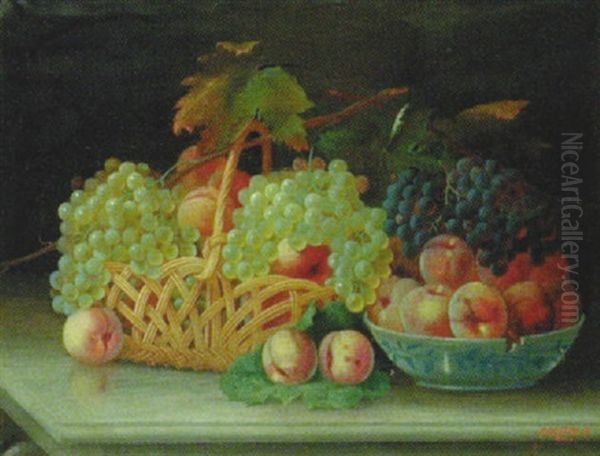 Nature Morte Aux Fruits Oil Painting by Claudius Pizetta