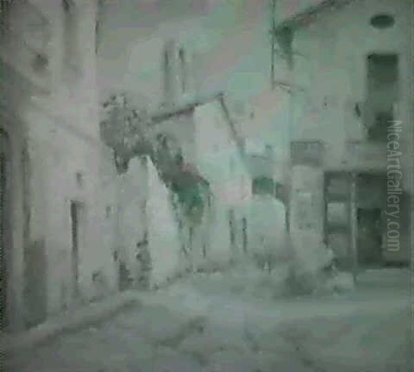 Rincon De Ciudad Oil Painting by Francisco Planas Doria