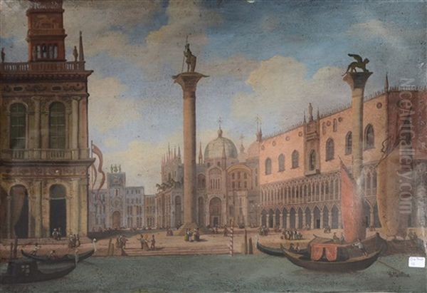 Vue De Venise Oil Painting by Alfred Pollentine