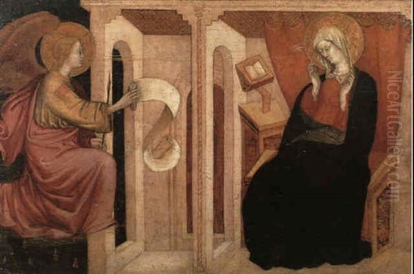 The Annunciation Oil Painting by Giovanni dal Ponte