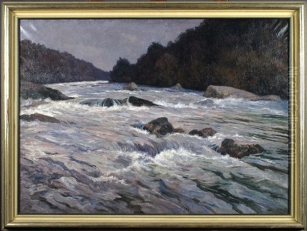 Les Fonds De Quarreux Oil Painting by Oswald Poreau