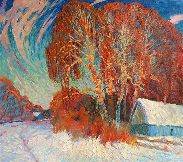 Partie Z Rychmburku Oil Painting by Gustav Pors