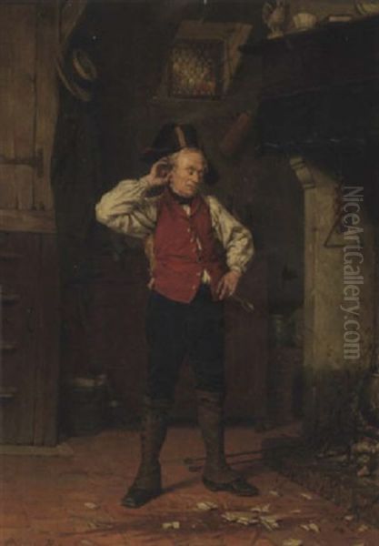 The Squandered Supper Oil Painting by Gerard Jozef Portielje