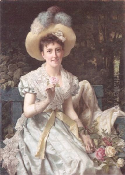 Wilt Gij Ze? Oil Painting by Jan Frederik Pieter Portielje