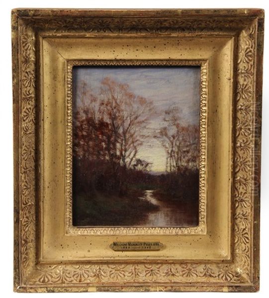 Sunrise Stream Oil Painting by William Merritt Post