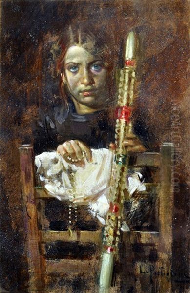 Il Voto Oil Painting by Luca Postiglione