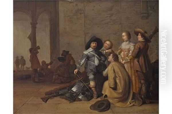 Wachstube Oil Painting by Pieter Symonsz Potter