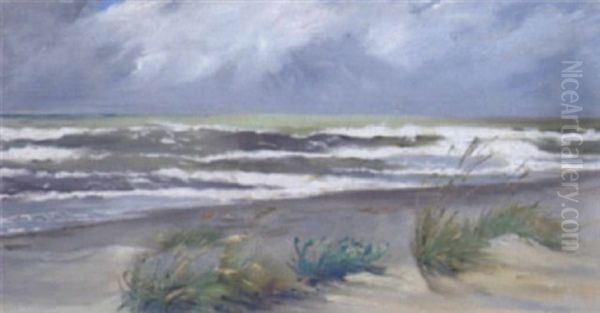 Brandung Oil Painting by Adrienne Grafin Von Potting