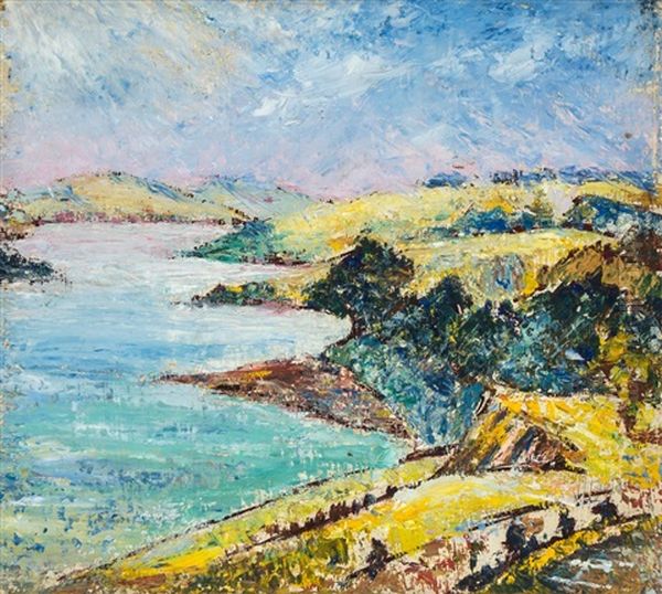 Coastal Scene I Oil Painting by Cyril Power