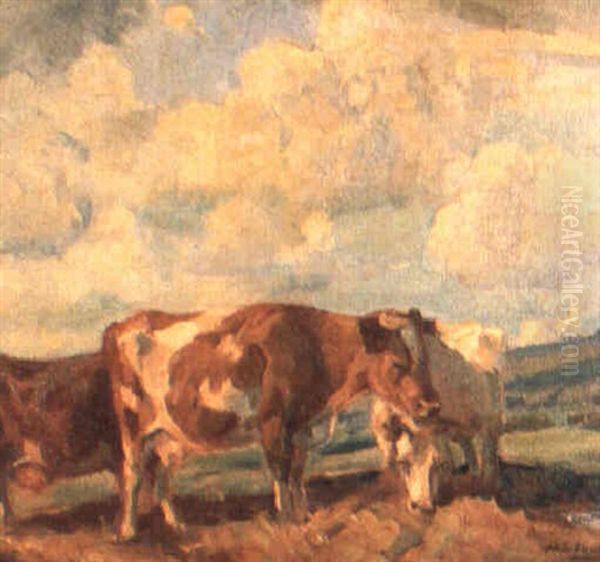 Sleepyday Oil Painting by Harold Septimus Power