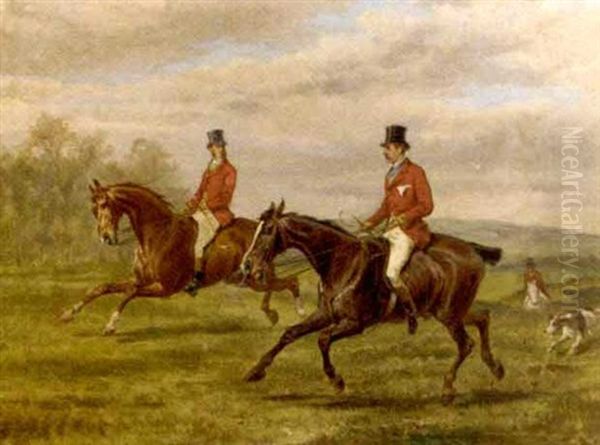 Mine's A Roarer Oil Painting by Alfred F. De Prades