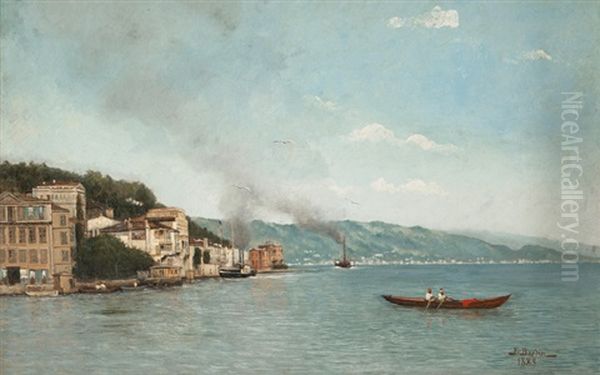 Kirecburnu Oil Painting by Francois Leon Prieur-Bardin