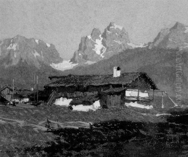Aus Dem Pustertal Oil Painting by Karl Ludwig Prinz