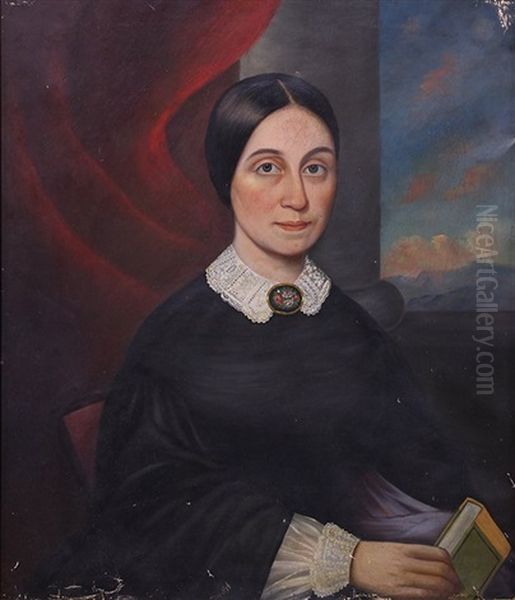 Portrait Of Mary-jane Thompson Oil Painting by William Matthew Prior