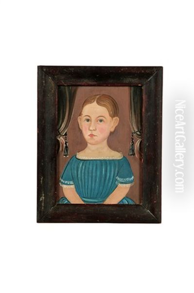 Portrait Of A Child Oil Painting by William Matthew Prior