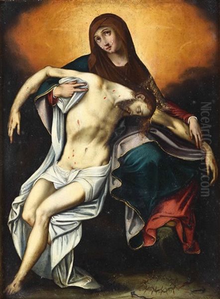 Cristo Deposto Oil Painting by Scipione Pulzone