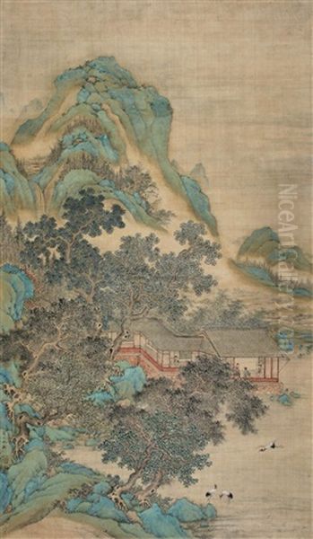 Landscape Oil Painting by Qiu Ying