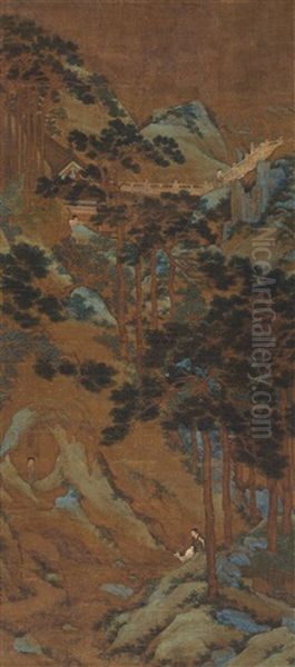 Landscape Oil Painting by  Qiu Ying