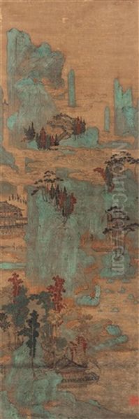 Landscape Oil Painting by Qiu Ying