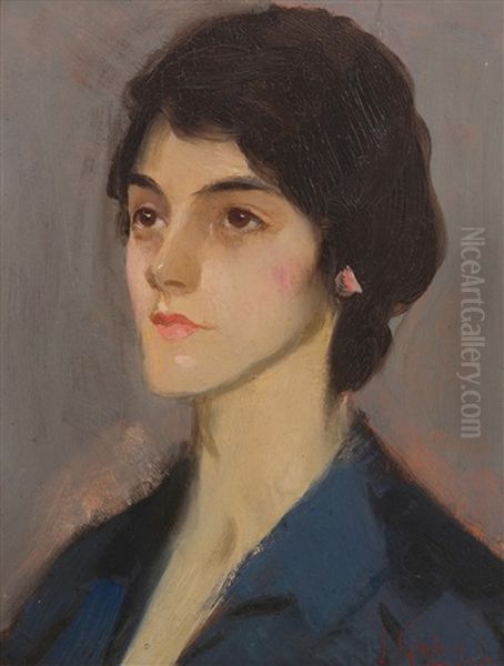 Dorothy Stockley Oil Painting by James Peter Quinn